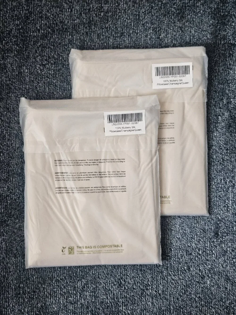 Mulberry Silk Pillowcase - Set of 2